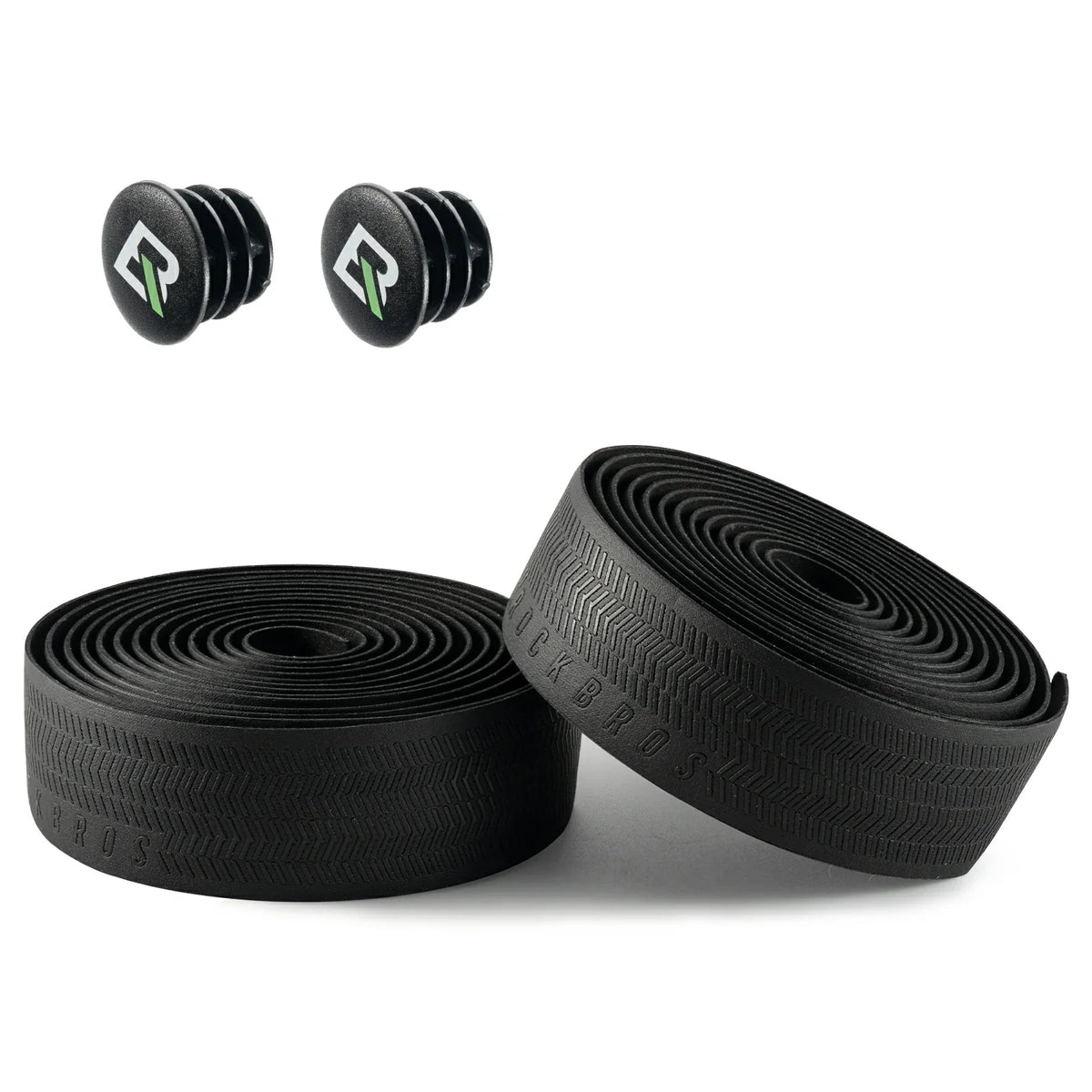 Extra long 220cm 3mm thick road bike handlebar tape for comfort and grip#Style_Black with tyre mould-EVA