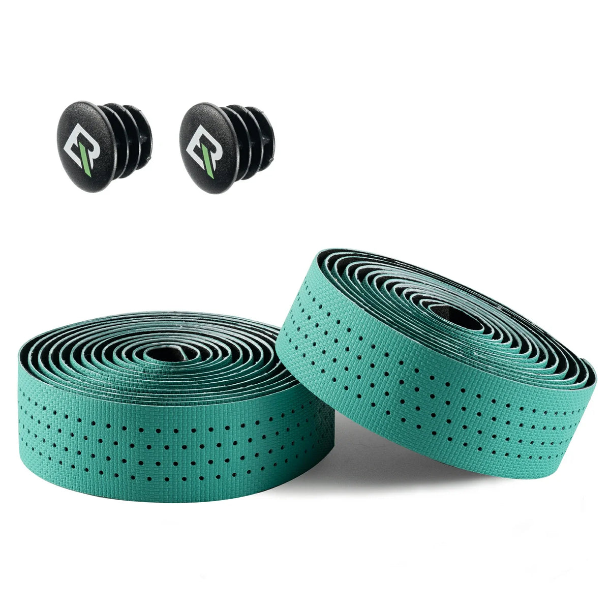 Extra long 220cm 3mm thick road bike handlebar tape for comfort and grip#Style_Tiffany blue with black base-Gel