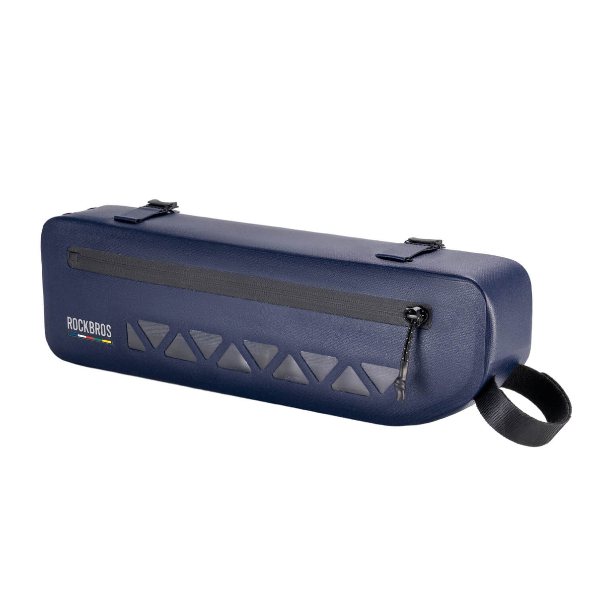 road to sky 100% waterproof bike frame bag model as-142 with secure storage #Color_Blue
