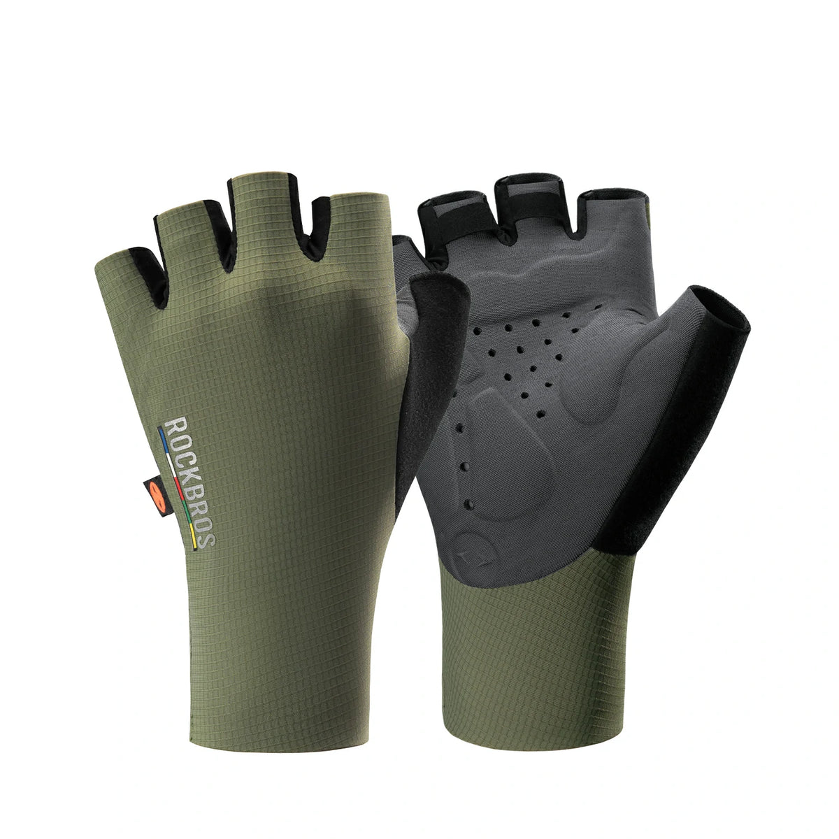 ROAD TO SKY Elastic Interface® Cycling Half Finger Gel Padded Gloves