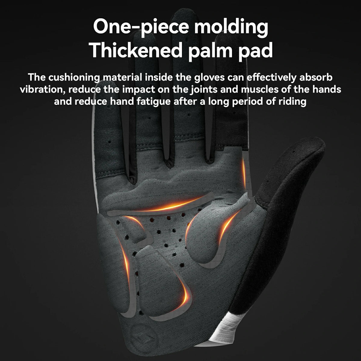 ROAD TO SKY Guantes de Ciclismo Largos Acolchados con Gel Elastic Interface®