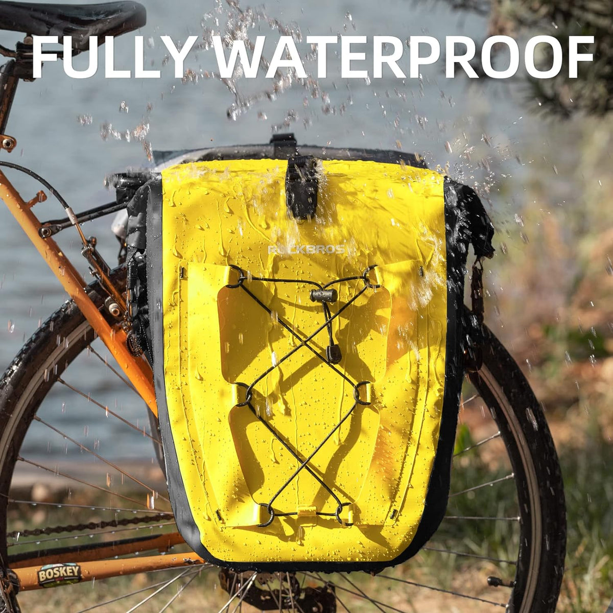 yellow waterproof bike panniers#color_yellow