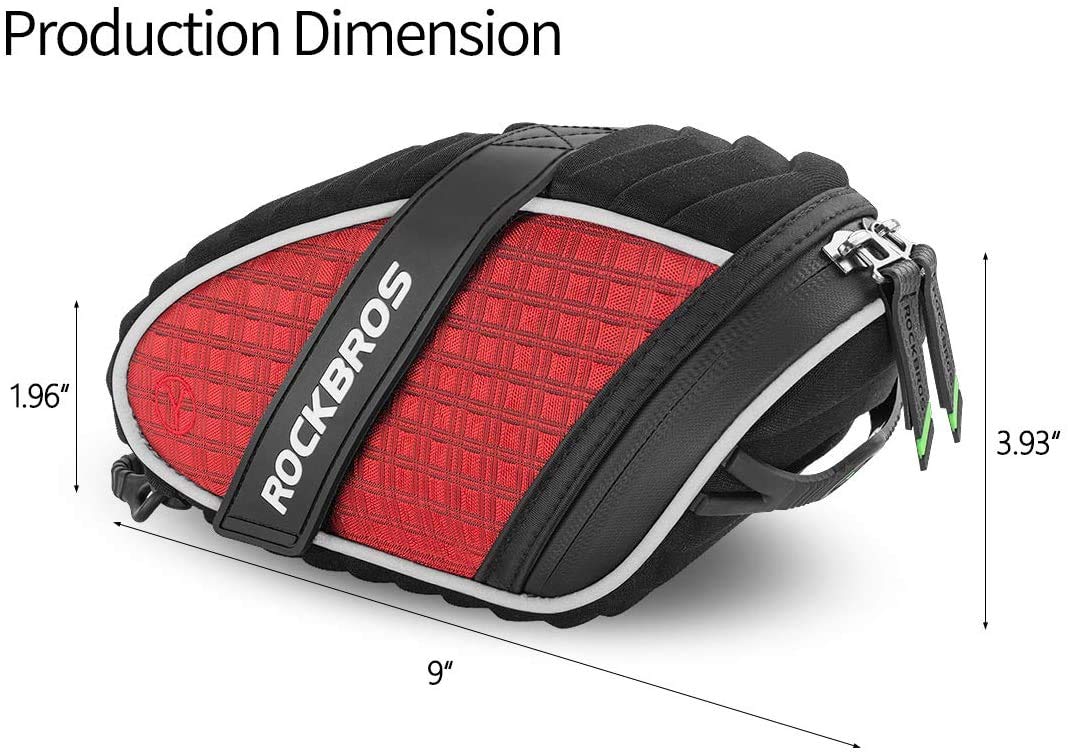 red bicycle under seat bag#color_red
