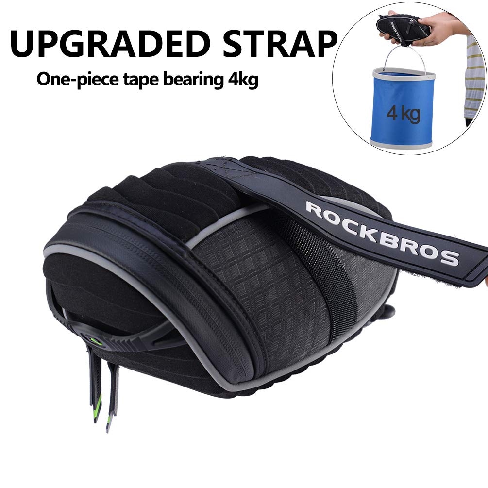 black rockbros 3d shell saddle bag#color_black