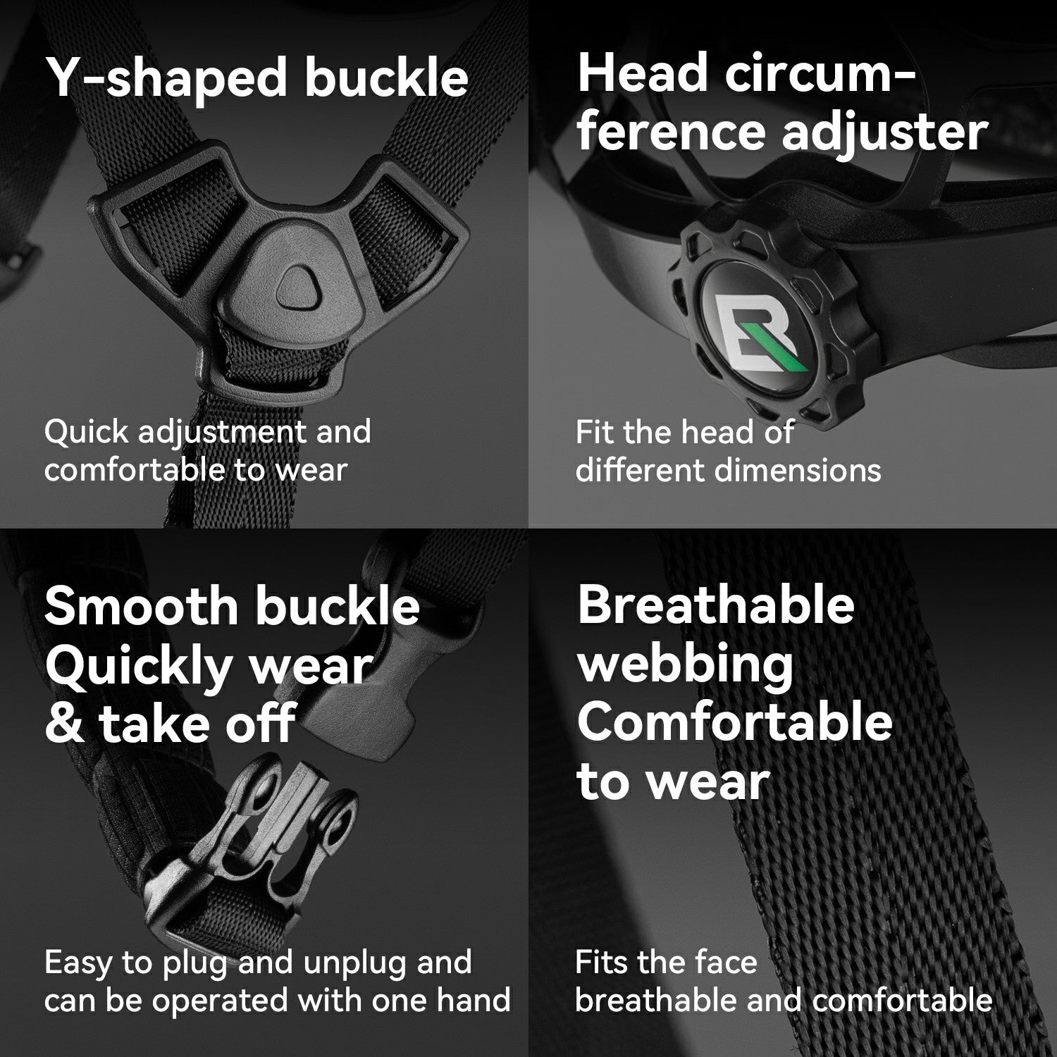 Riding Helmet with Bike Headlight and Tail Light Remote