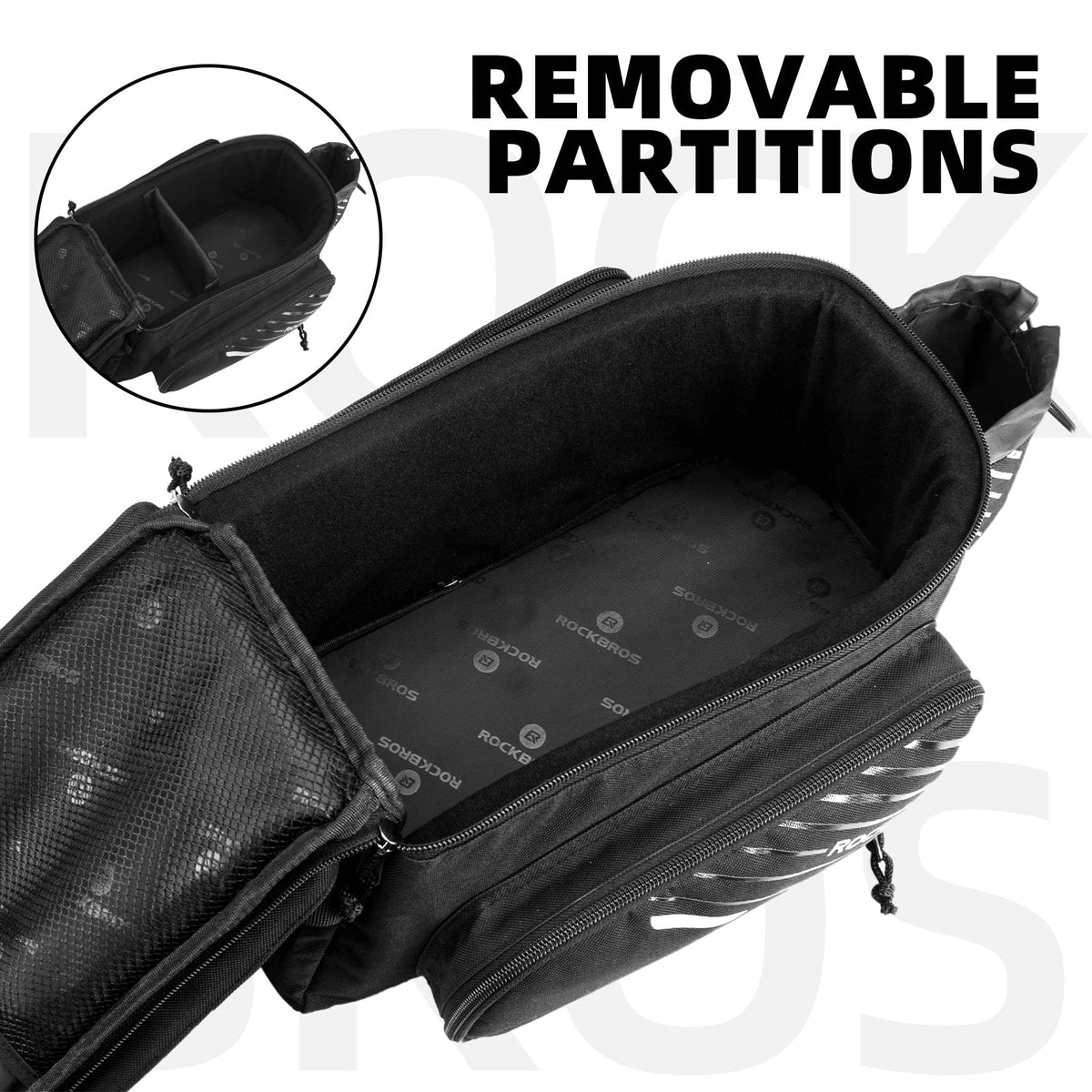 rockbros rear rack bag