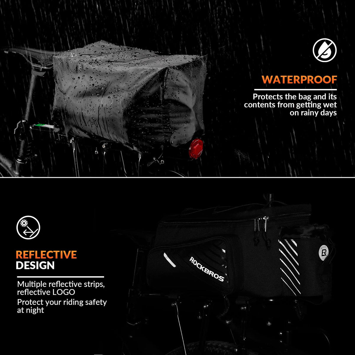 13l bike pannier bag