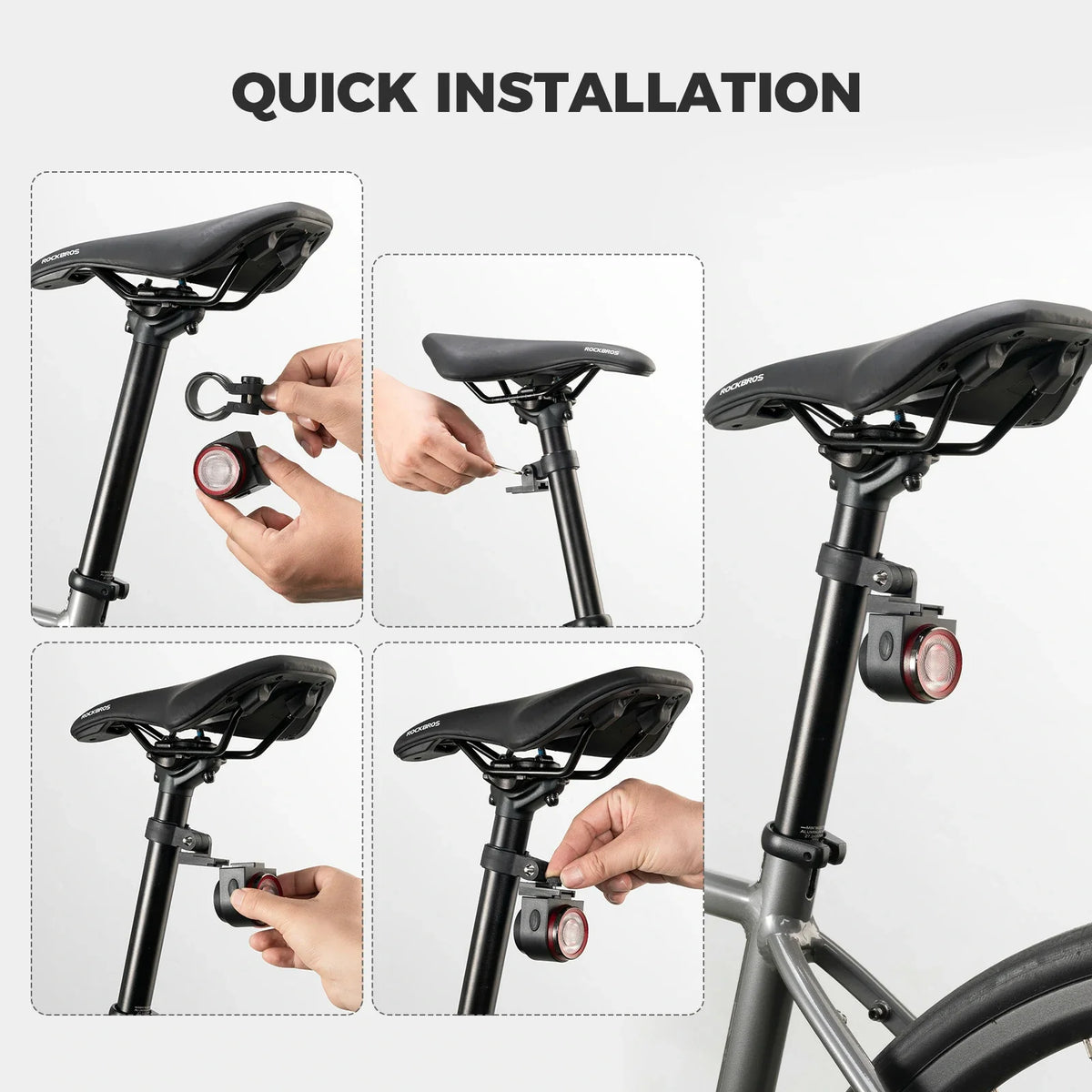rockbros rear light with wireless horn