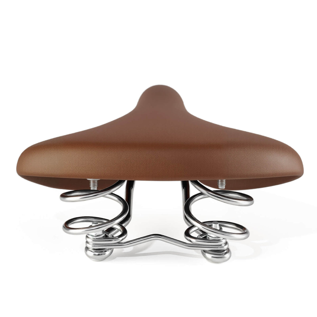 ROCKBROS retro style bike saddle featuring classic design with enhanced comfort and durability for vintage and city bikes.