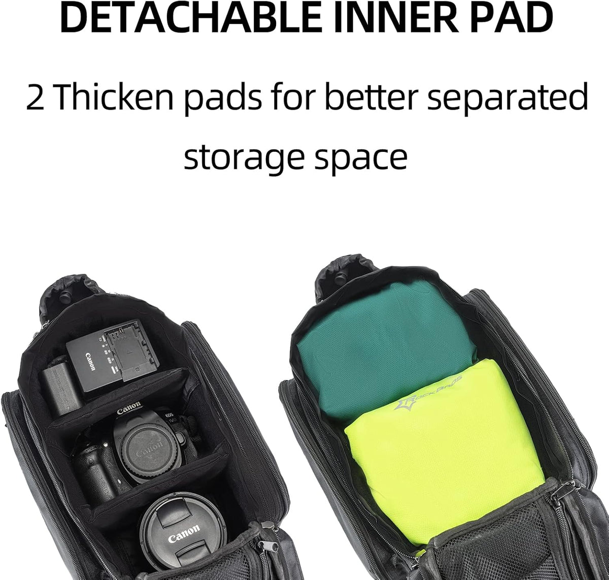 rockbros rear rack storage