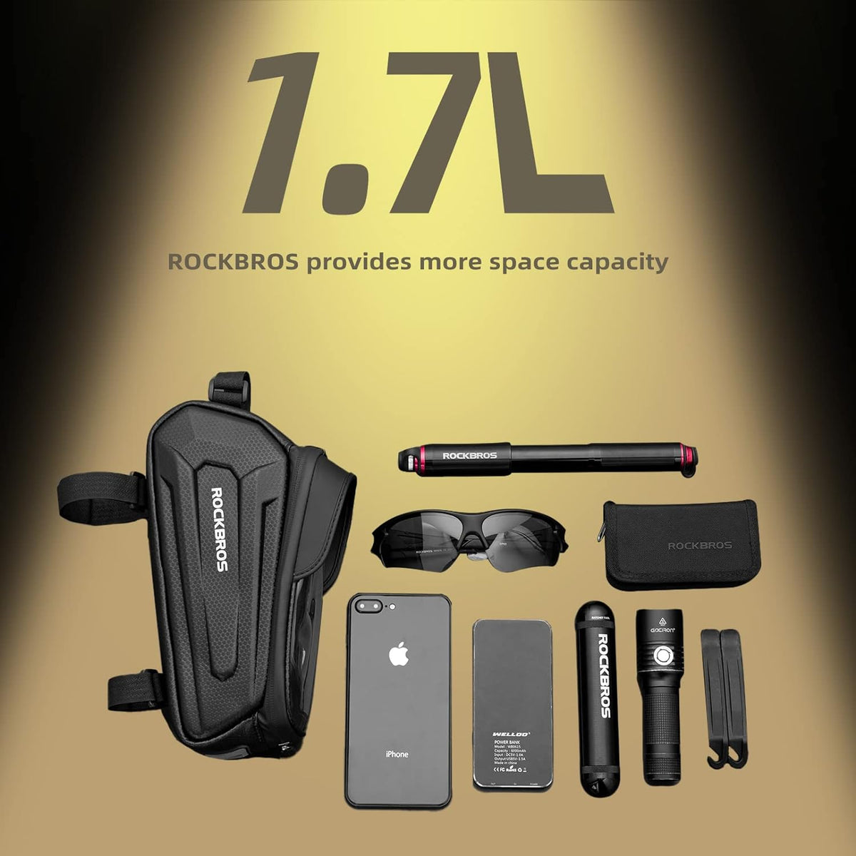 waterproof bike phone frame bag