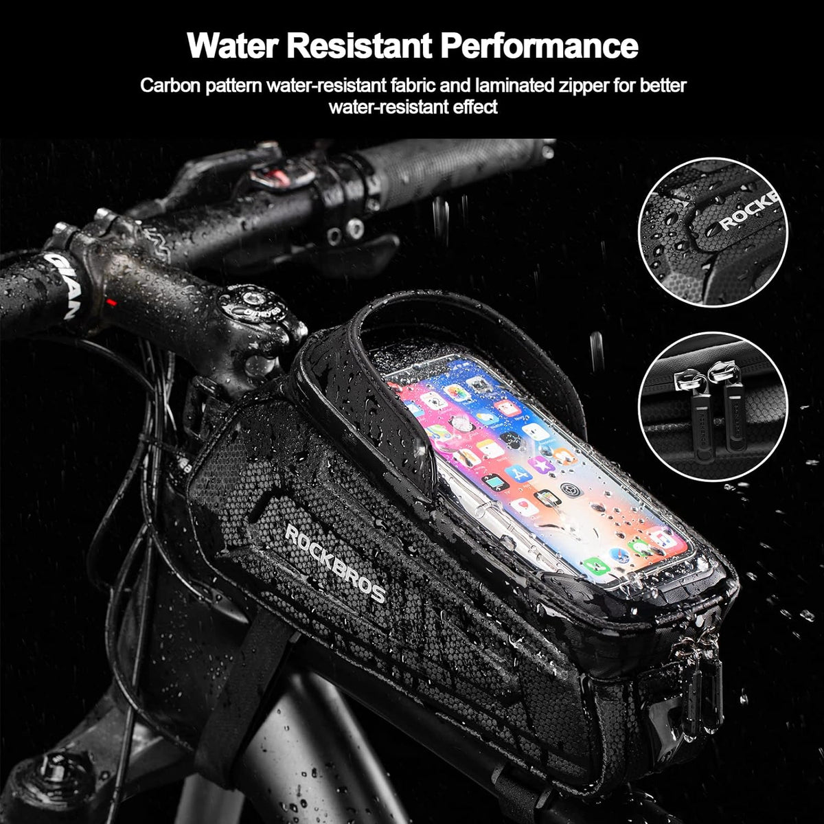 eva waterproof cycling phone bag