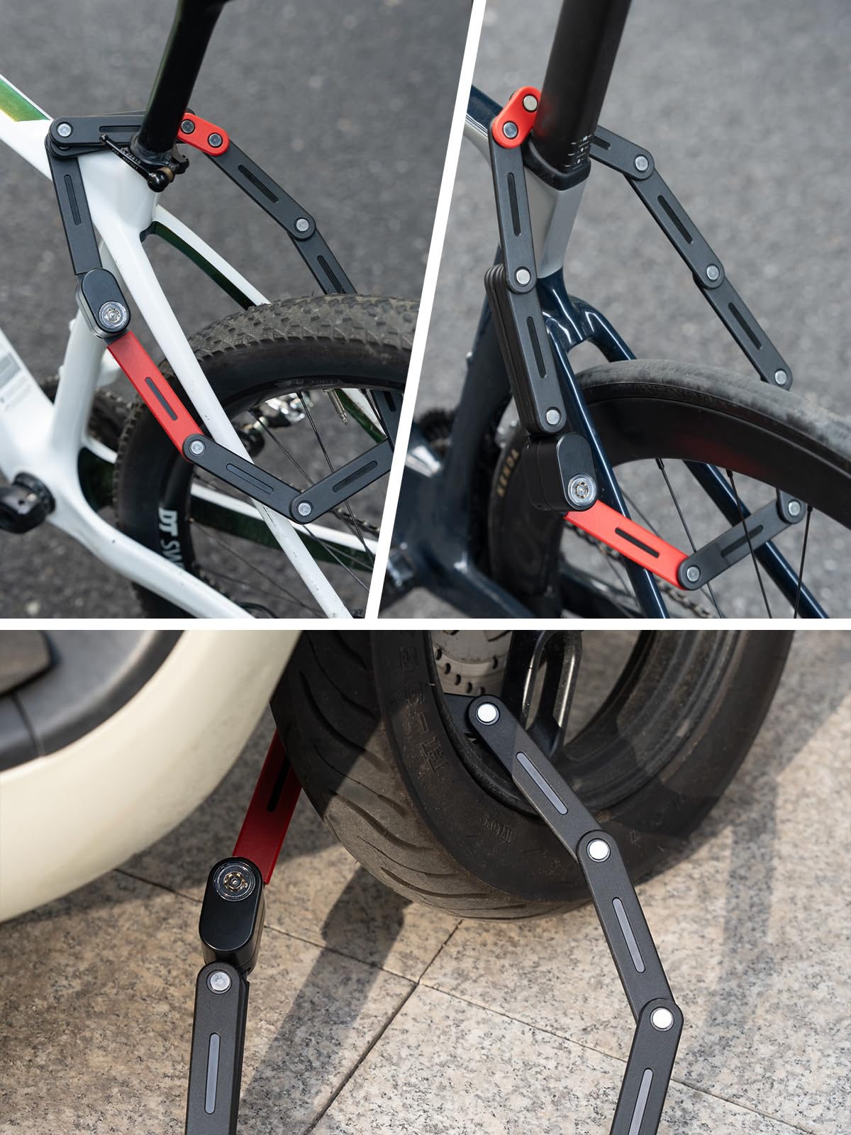 rockbros-folding-heavy-duty-anti-theft-bike-lock-120cm/47.24inch-with-2-keys
