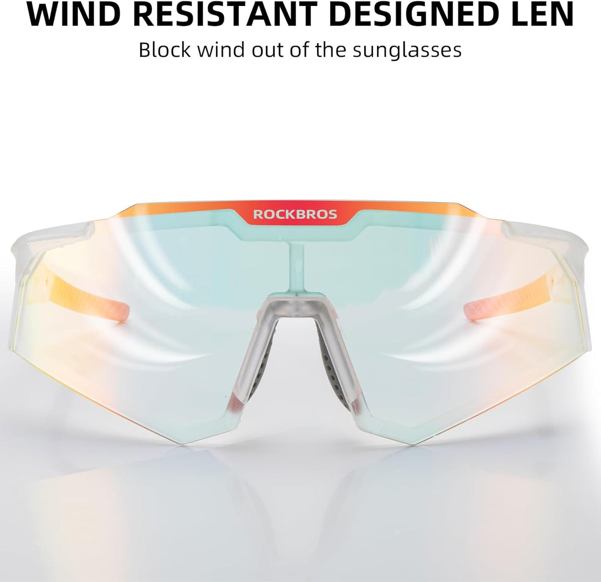 tr90 frame sunglasses with photochromic lens #color_lightblack