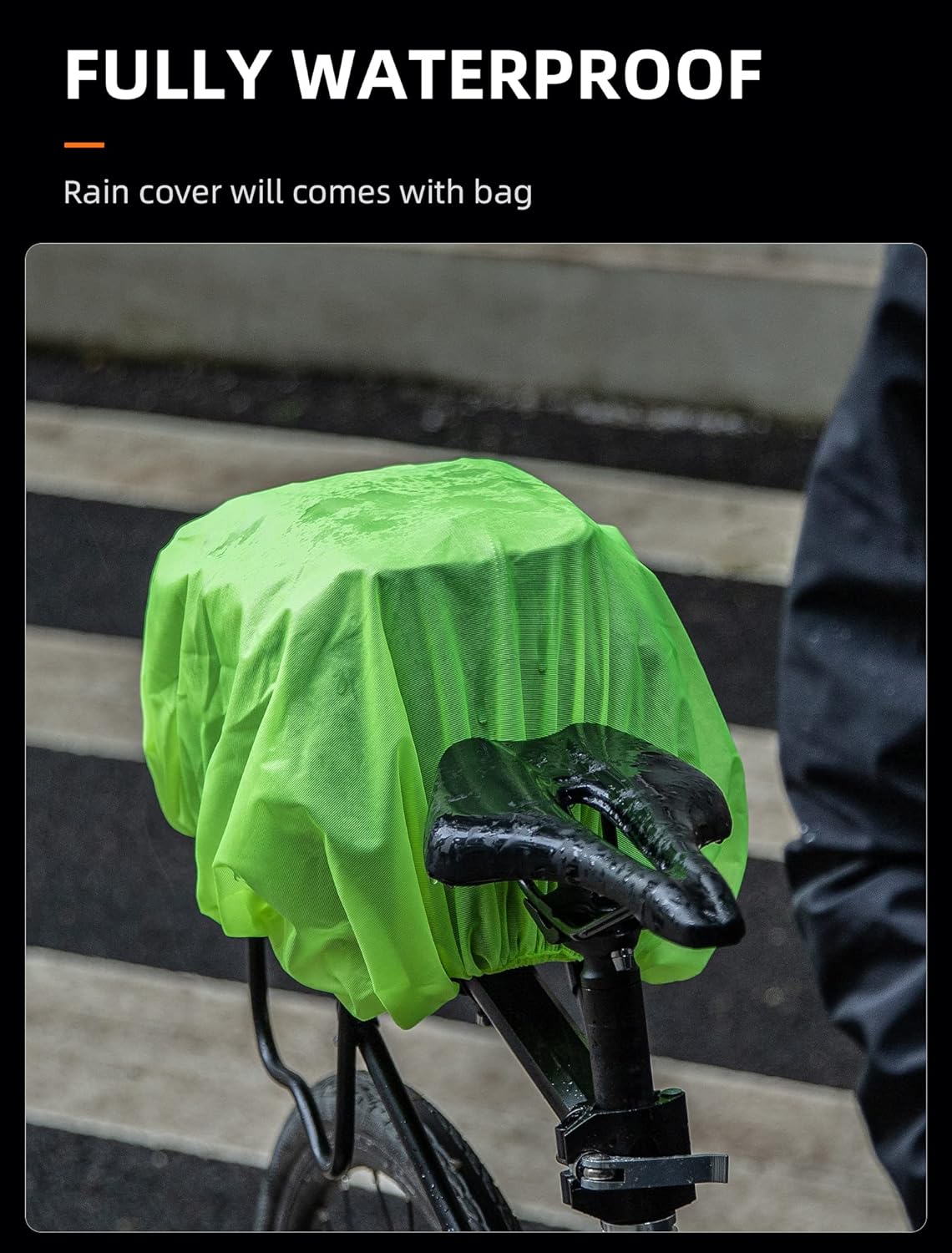rockbros 9l waterproof rack bag