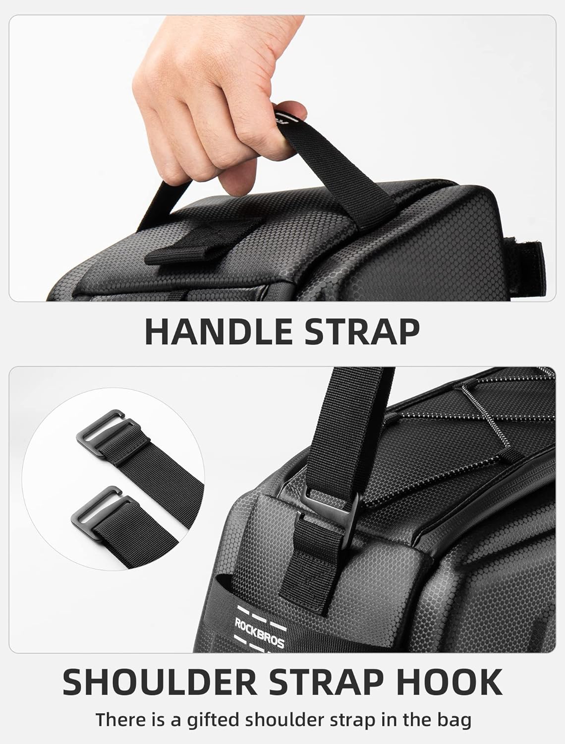 rockbros shoulder strap bike bag