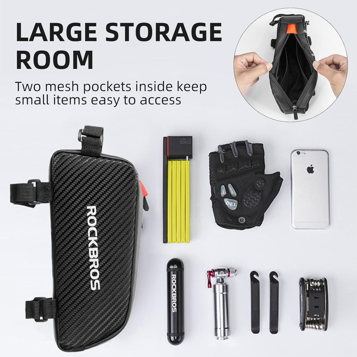 bike top tube pouch