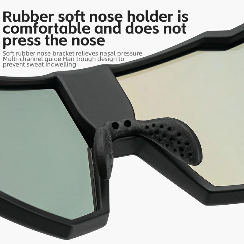 rockbros photochromic sunglasses with uv400 protection
