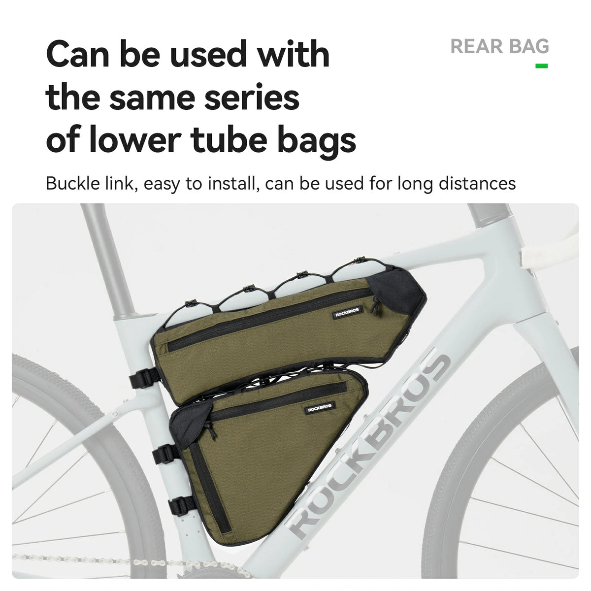 Bolsa para cuadro de bicicleta VERDANT REST 1.5L