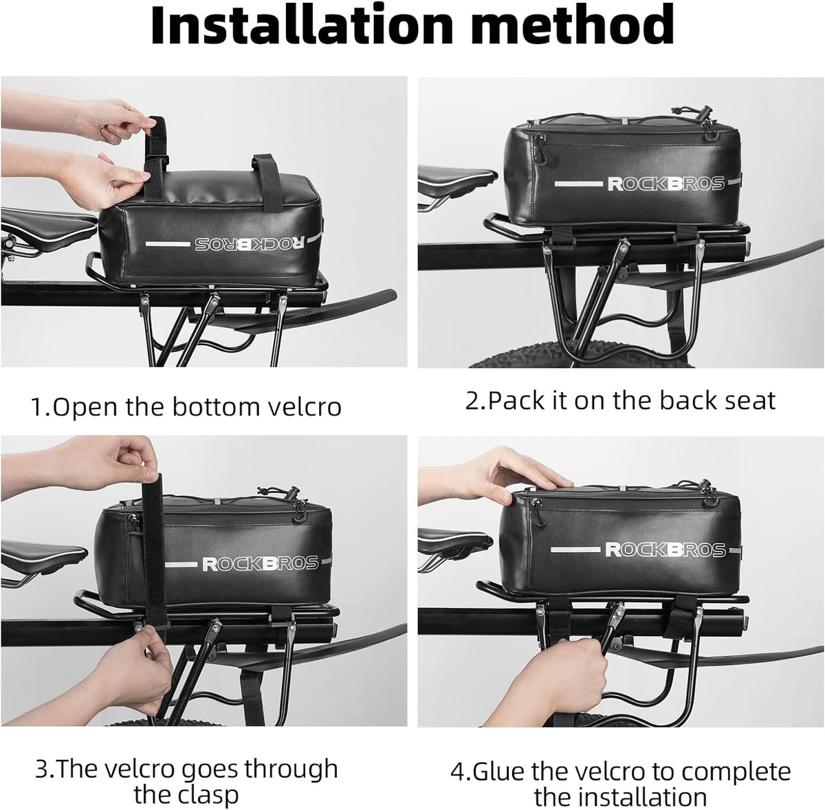 bike rack gear bag