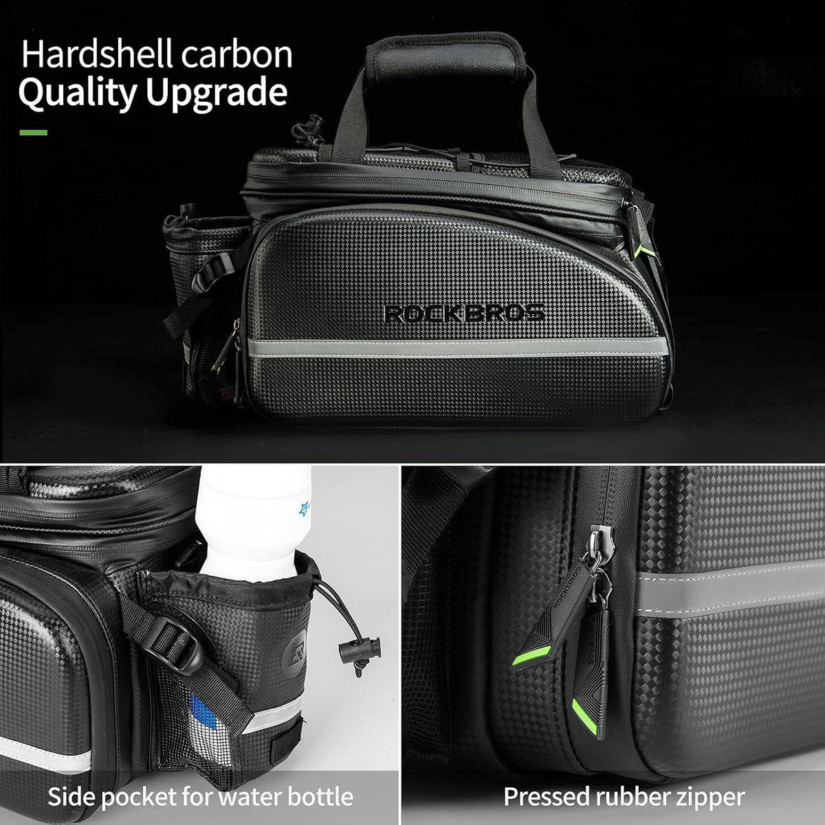 waterproof rear cargo bike bag