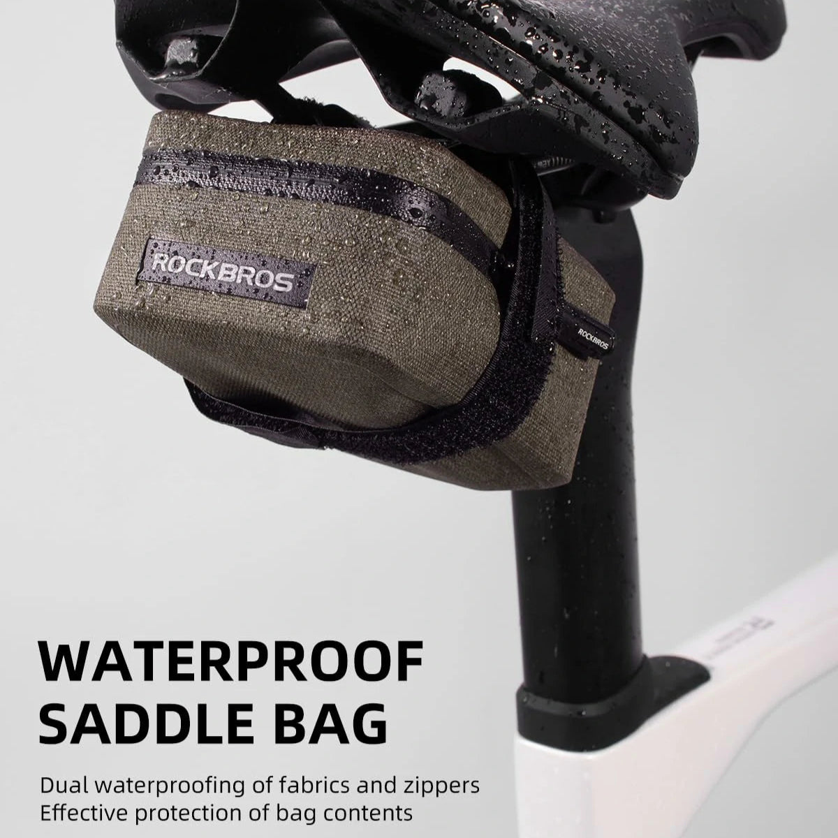 Bolsa para sillín de bicicleta impermeable 48g
