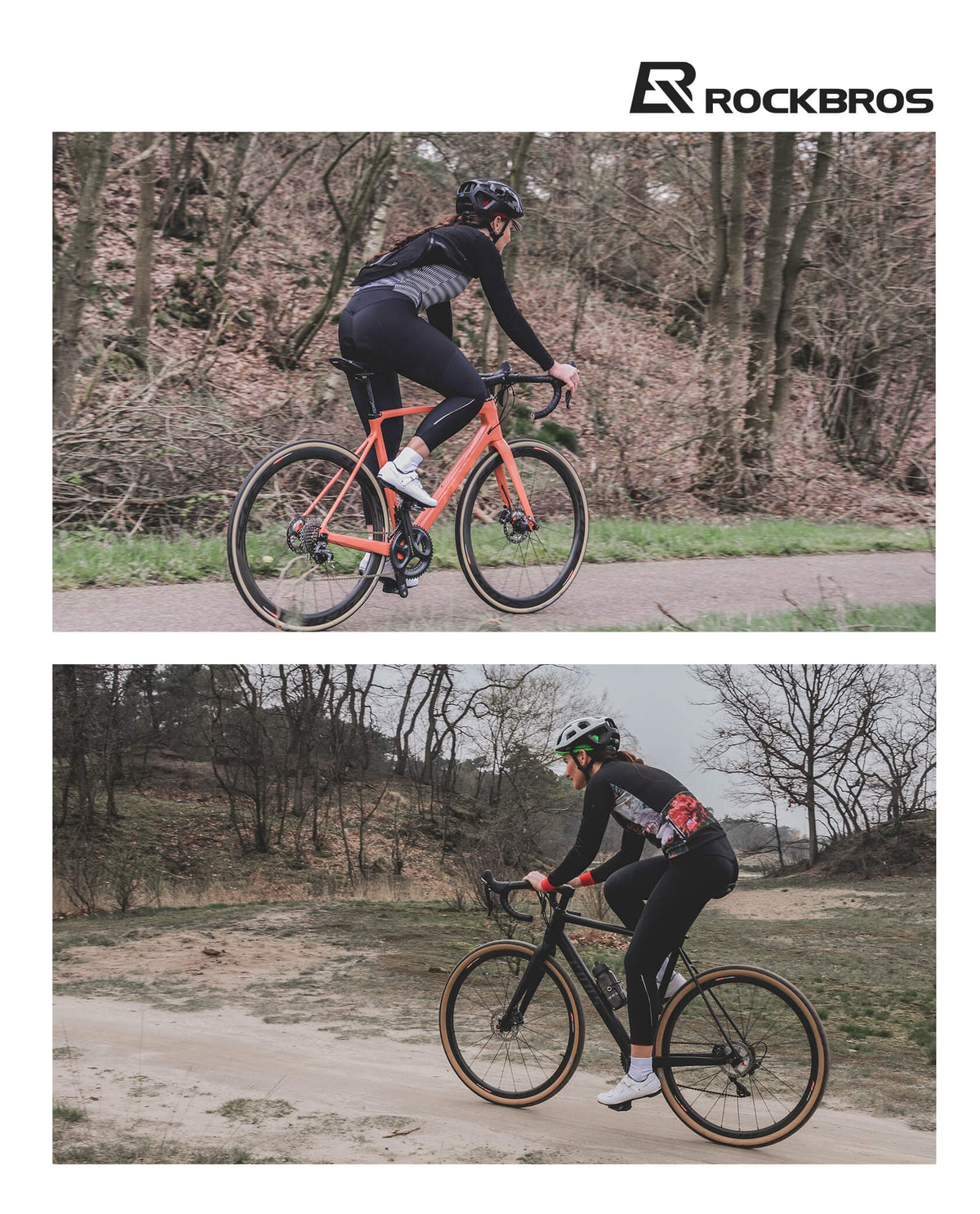 Women's lightweight thermal cycling tights for fall and winter rides ¨C breathable, insulated, and flexible fit