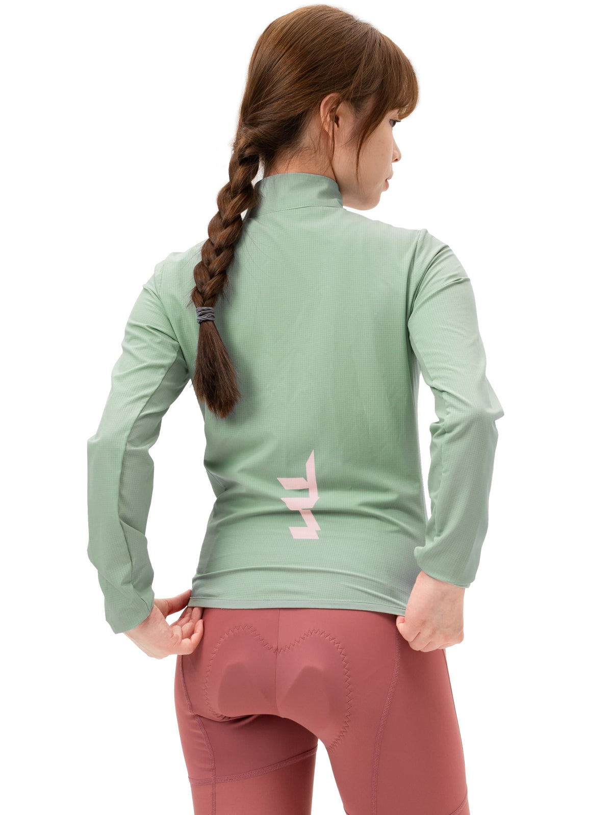 ROCKBROS Women's TVI Cycling Windbreaker Jacket, lightweight and breathable design
#Color_Green