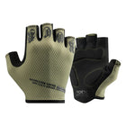 Guantes de Ciclismo sin Dedos con Almohadillas de Palma Amortiguadoras de SBR