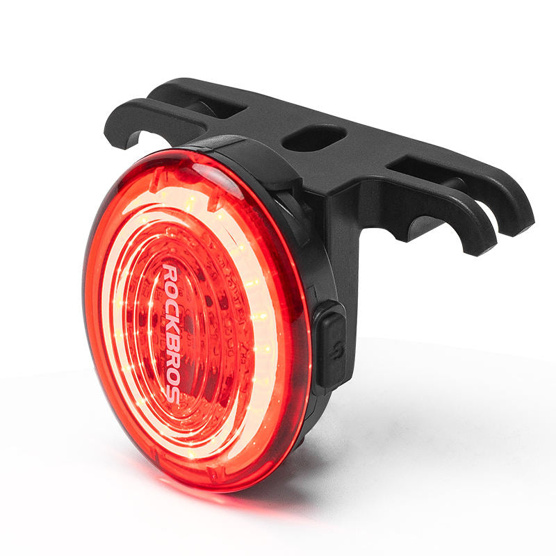 Luz trasera de bicicleta inteligente con sensor de freno IPX7