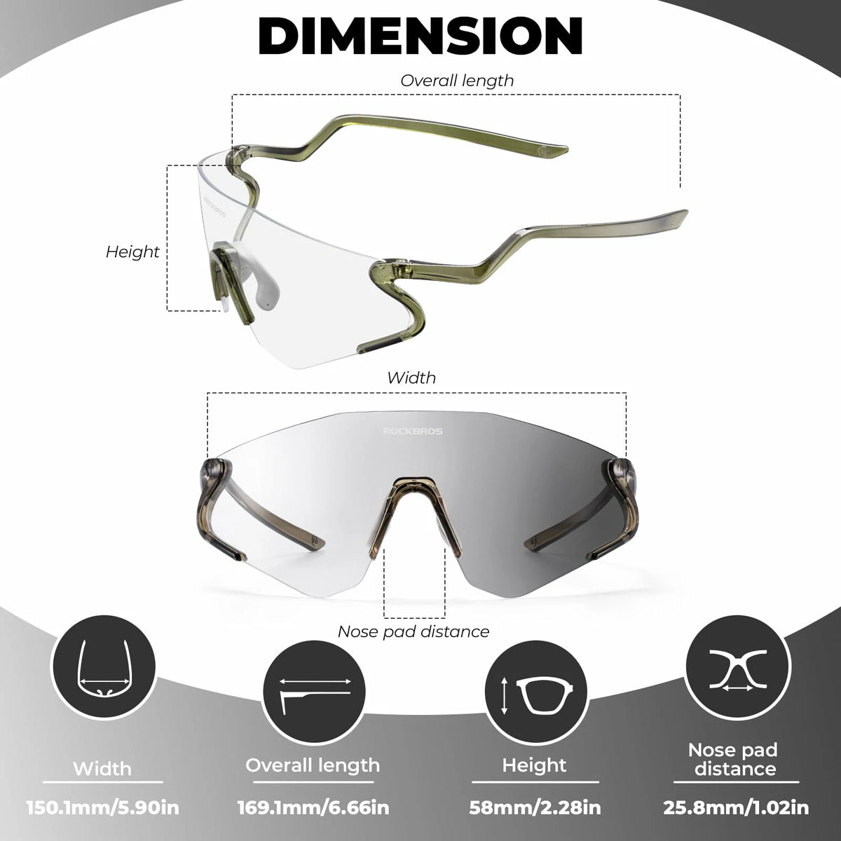sports-photochromic-sunglasses-uv-protection-tr90-frame-rockbros#color_Green