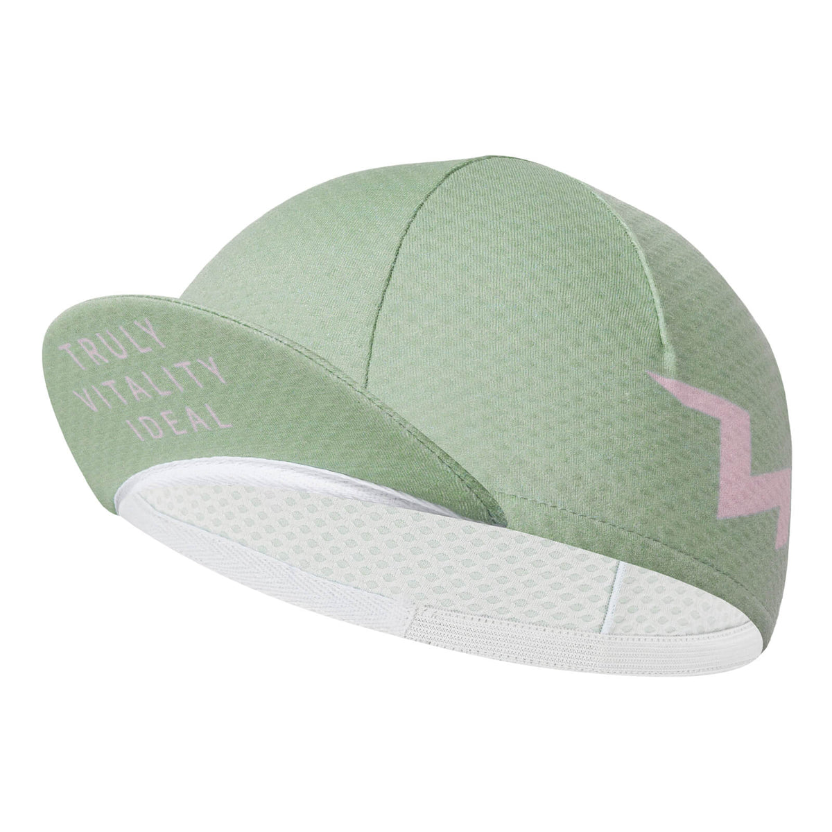 TVI lightweight cycling cap designed to be worn under a helmet, offering sun protection, sweat absorption, and all-day comfort. #Style_Green