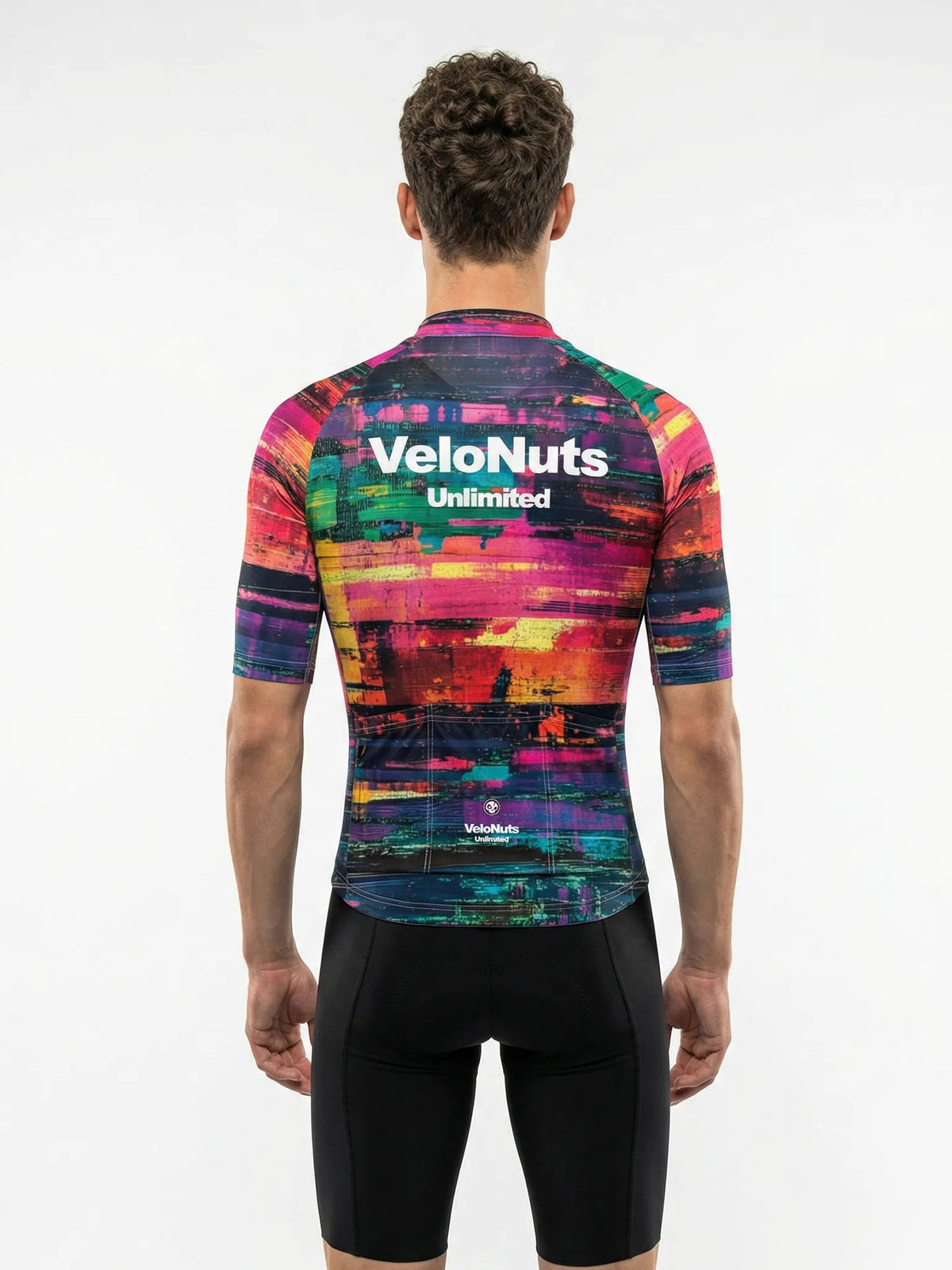 Men's Cycling Jersey Retro Signal#Type_Neon Glitch