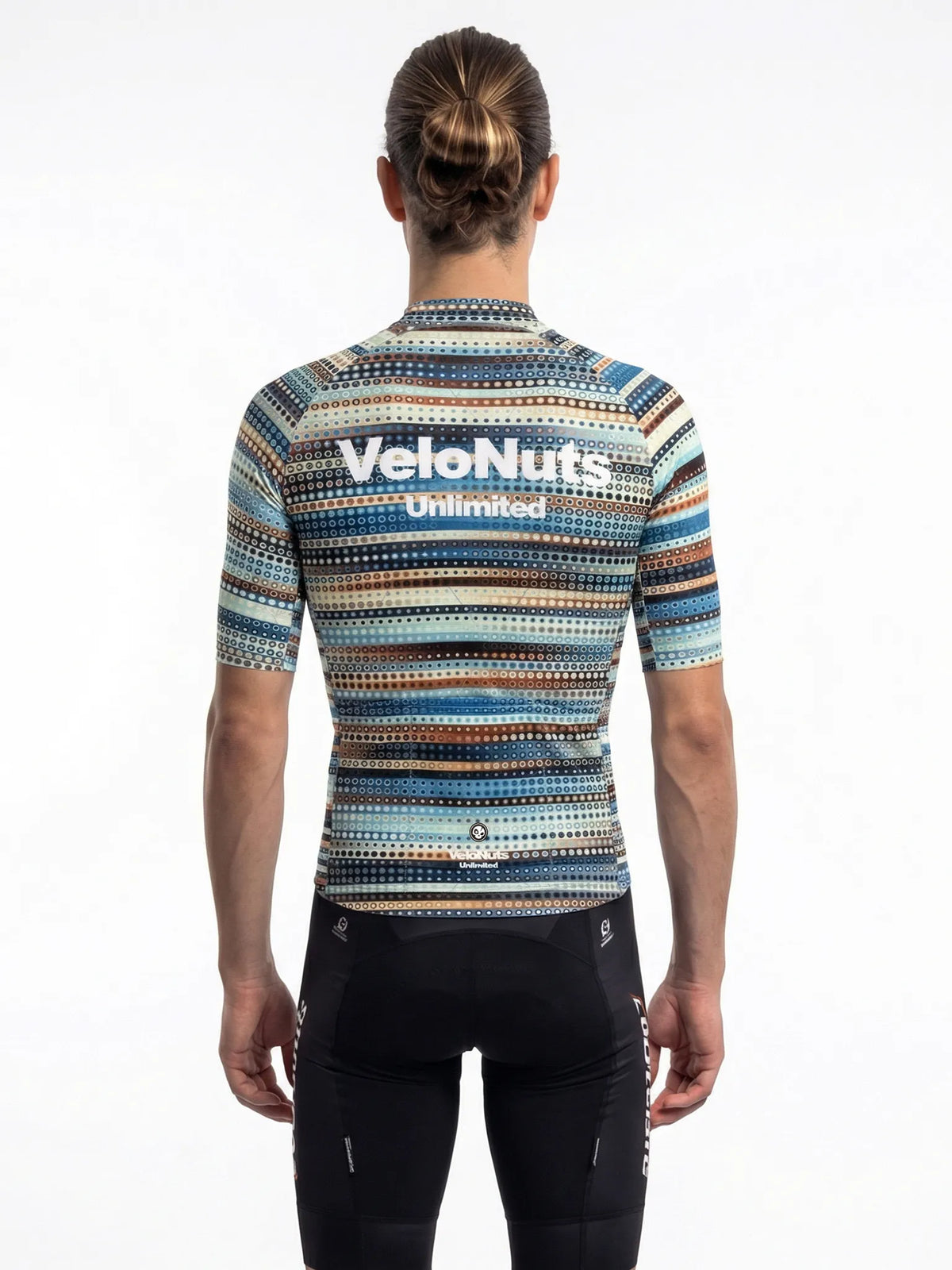 Men's Cycling Jersey Retro Signal#Type_Dotwave Stripe