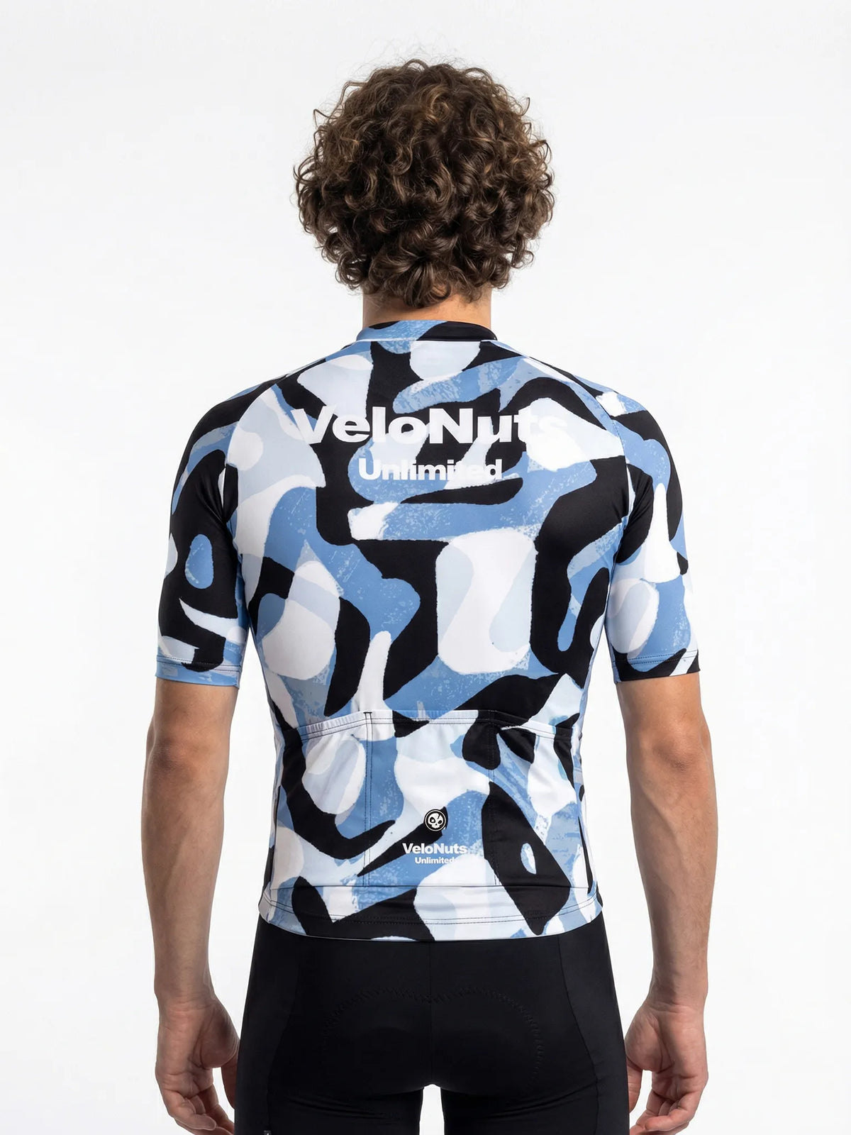 Men's Cycling Jersey Urban Camo#Type_Ink Blob Camo