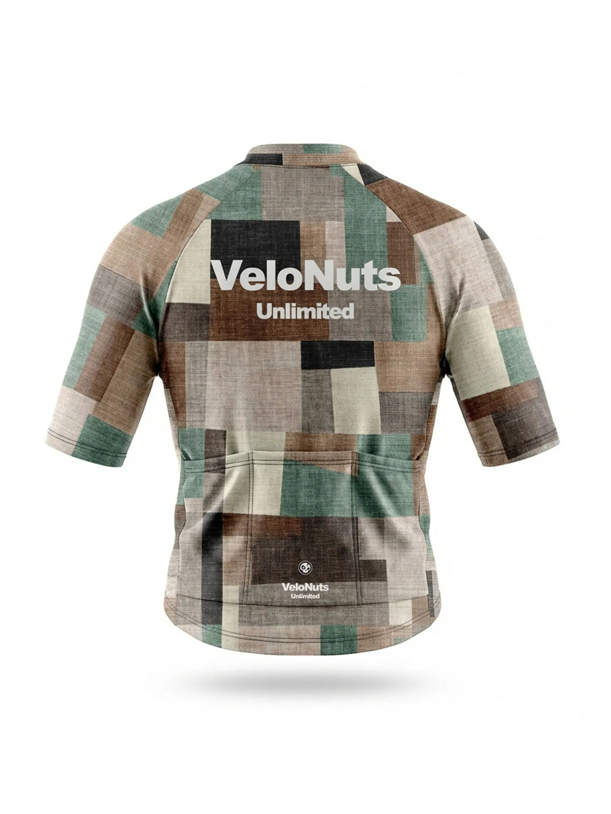 Men's Cycling Jersey Terrain Blocks#Type_Linen Patchwork