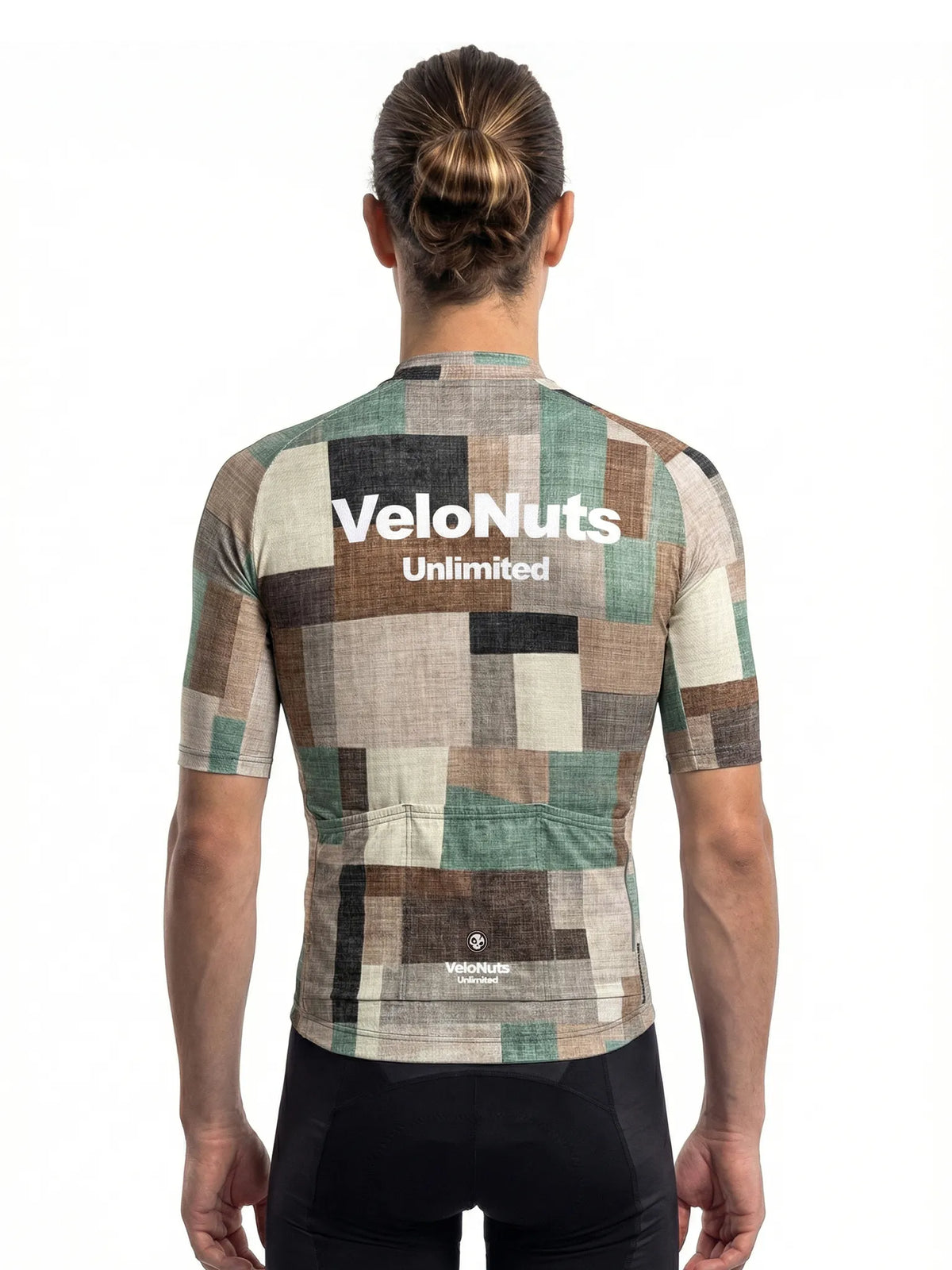 Men's Cycling Jersey Terrain Blocks#Type_Linen Patchwork