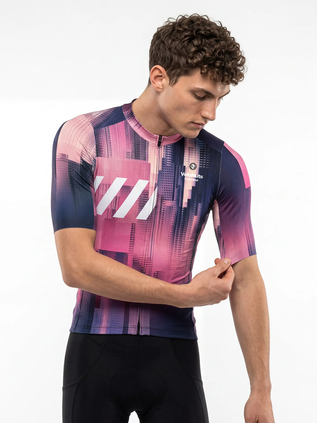 Men's Cycling Jersey Liquid Terrain#Type_Ocean Blur