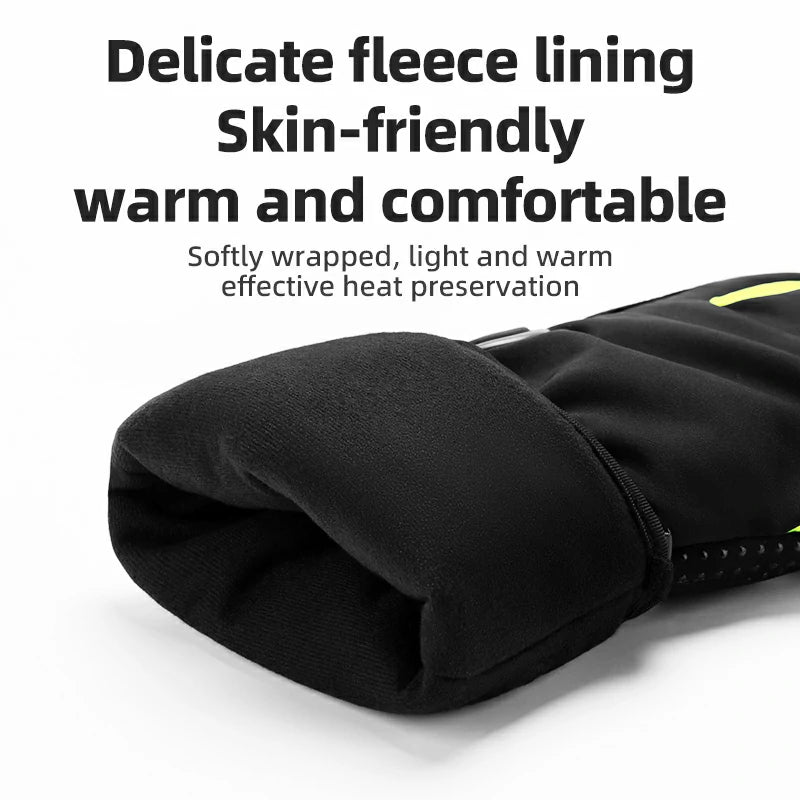 Guantes de invierno calefactados por inducción, cálidos y cortavientos